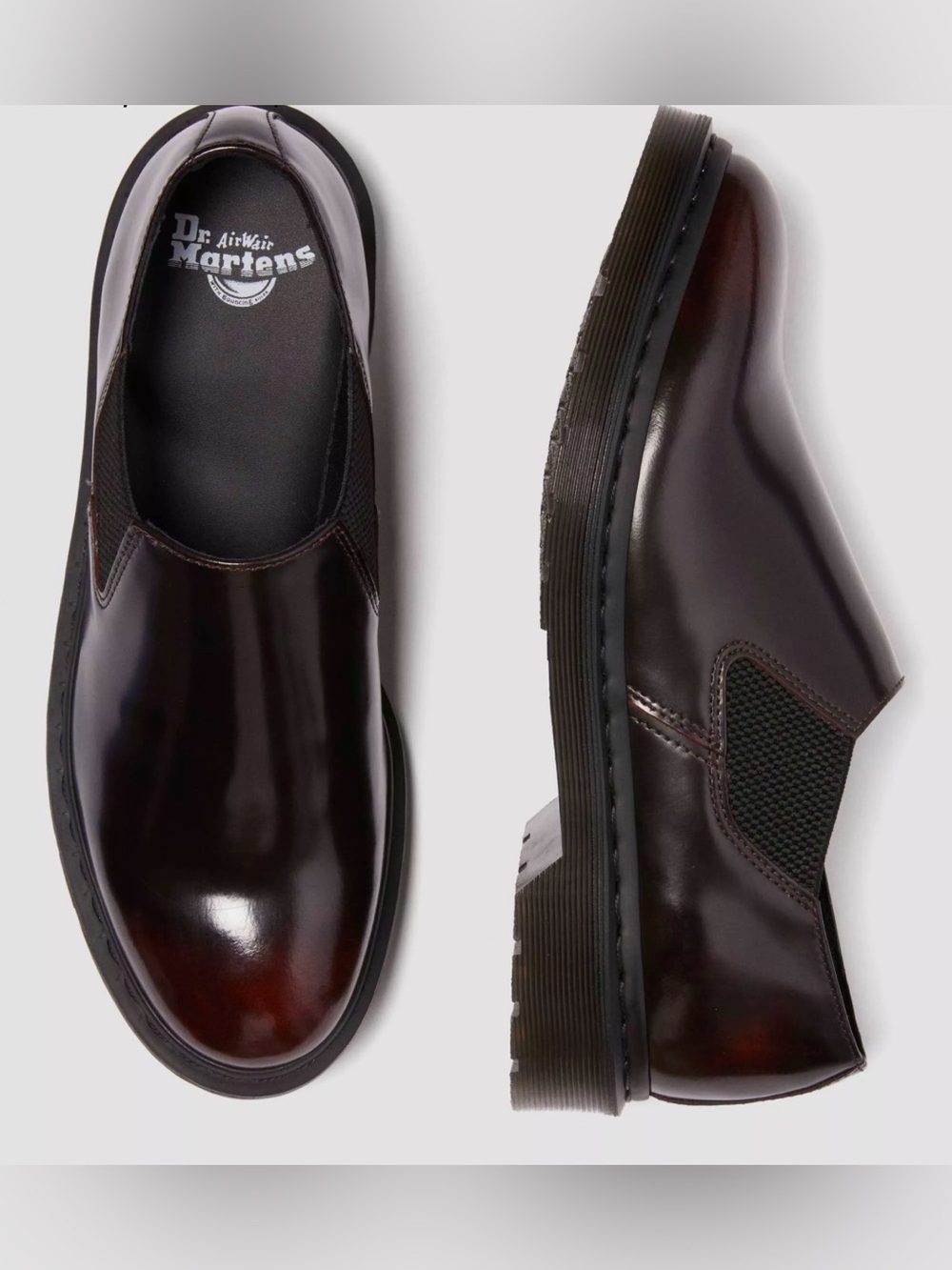 Dr. Martens Louis Arcadia Leather Slip-On Leather Shoes — Women’s 7 Men’s 6